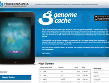Tablet Screenshot of genomecache.hudsonalpha.org